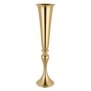 12 pièces – Vases à fleurs électroplaqués de 55 cm de haut, installation facile, pour centres de table de banquet et décorations de table de mariage - Product Image 1