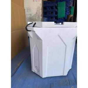 White Rotomolded Insulated <b>Cooler</b> Box PE <b>Cooler</b> Chest Waterproof Leak Proof for Cold Chain Transport Food Storage - Product Image 2