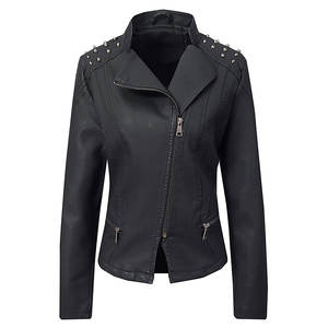 Chaqueta de Motociclista de Cuero Genuino para Mujer de Primera Calidad – Diseño Casual Personalizado OEM por Fabricante de Sialkot - Product Image 1