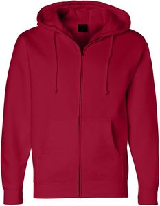 Sweat à capuche zippé pour homme, style automne, avec logo personnalisé, double couture, doublure unie, mélange de coton de haute qualité, numérique - Product Image 1