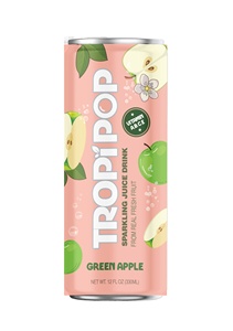Boisson Tropi Juice 330ml en canette aluminium, 100% purée de fruits, faible en gras, stérilisée, fraîchement pressée, saveurs mangue, fruit de la passion, pastèque - Product Image 6