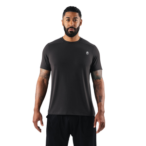 Chemise à manches courtes pour homme, gris foncé, coton premium confortable, vêtements décontractés, chemise de sport élégante, vente en gros, vêtements de sport actifs - Product Image 1