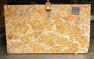 Silo, Diseño Moderno, Granito Imperial Gold, Piedra Natural, Losas Grandes Cortadas con Sierra, Pulido, Ecológico, Duradero, Garantía de Más de 5 Años - Product Image 3
