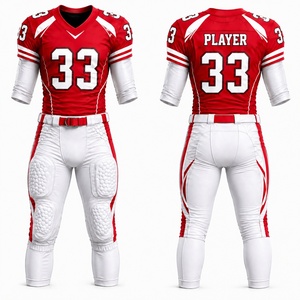 Uniforme de Fútbol Americano Personalizado OEM 2026, Conjunto de Jersey y Pantalones, Ropa Deportiva Transpirable y Resistente, Fabricante - Product Image 1