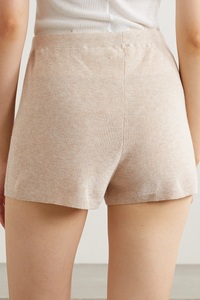 Shorts décontractés en cachemire tricoté de luxe pour femme, vente en gros d'usine, collection été - Product Image 5