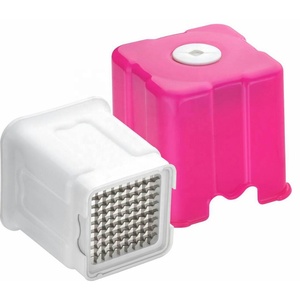 Astilladora de patatas de plástico, herramienta de cocina duradera con cuchillas de acero inoxidable para cortar patatas fáciles, hacer patatas fritas, aperitivos - Product Image 1