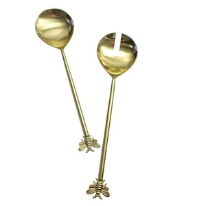 Ensemble de couverts en acier inoxydable plaqué or, nouveau design, élégant, ensemble de couverts royaux - Product Image 1