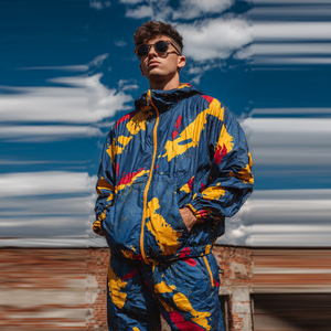 Outdoor Rain Waterproof Tracksuit Men Windbreaker Rain Jacket Pants Hiking Camping <b>Wind</b> <b>breaker</b> Suit Men's - Product Image 6