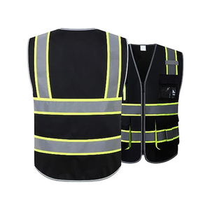 Gilet de sécurité haute visibilité pour les travailleurs en extérieur, sécurité routière, coutures durables, bande réfléchissante, gilet haute visibilité - Product Image 4