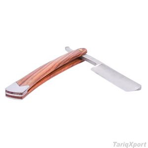 Professional Stainless Steel <b>Blade</b> <b>Single</b> <b>Blade</b> Barber Shaving <b>Razor</b> Wooden Face Body Customized Color Custom Logo - Product Image 2
