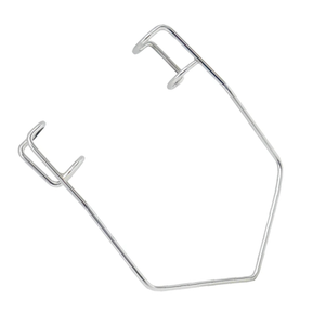 Espéculo de alambre Barraquer para ojos, tamaño bebé, hoja de 8 mm, retractor oftálmico pediátrico para párpados, manual, de acero inoxidable, reutilizable, quirúrgico - Product Image 2