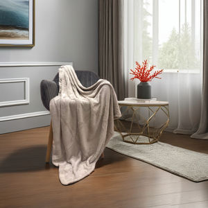 ผ้าห่มนุ่มพิเศษทำจากผ้าไหมขนแกะ100% นุ่มสบายฤดูหนาวพิมพ์ลายแบบอุ่น - Product Image 2