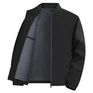 Chaqueta Bomber para Hombre, Tejido Transpirable, Venta Directa de Fábrica OEM, Estilo Deportivo Versátil para Hombres de Edad Media y Mayores, con Cuello Alto - Product Image 4