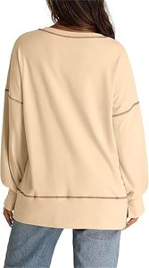Sudadera de Cuello Redondo Personalizada de Alta Calidad para Mujer, Sudadera de Felpa para Mujer, Sudadera para Mujer Talla Grande - Product Image 6