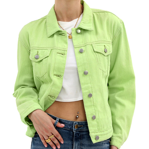 Chaqueta Vaquera Elegante para Mujer, con Botones al Frente, Bolsillos en el Pecho, para Uso Diario, Transpirable, a Bajo Precio - Product Image 5