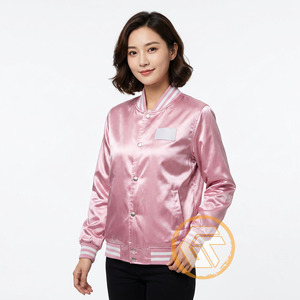 Customized Alpha Kapa Satin Embroidered Quilted Varsity <b>Jacket</b> Sorority High Quality Breathable Autumn Greek Apparels Women - Product Image 3