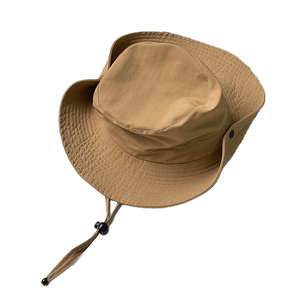 Chapeaux de plage élégants en coton uni avec broderie à la main, 100% coton, légers, respirants, unisexes, décontractés, pour l'extérieur, toutes saisons - Product Image 5