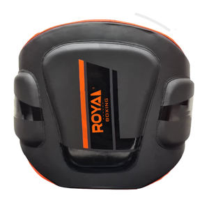 Protège-ventre personnalisé en cuir PU avec sangle de fermeture pour l'entraînement de boxe, MMA et Muay Thai – Protection abdominale de haute qualité - Product Image 1