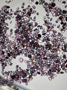 Natural Tanzania Origin Spinel Oval & <b>Cushion</b> Cut Faceted Mix Shape Gemstone - Product Image 5