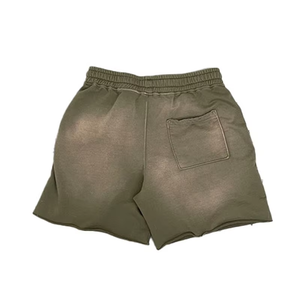 Wholesale <b>Men</b> Heavyweight 100% Cotton French Terry Acid Wash <b>Shorts</b> Streetwear Custom Logo Embroidery Gym <b>Shorts</b> OEM Supplier - Product Image 2