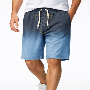 Shorts de sport respirants pour hommes, style urbain, motif uni, taille élastique mi-haute, dernier design, pour adultes actifs, OEM - Product Image 1