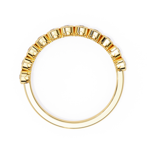 Bague éternité sertie de diamants de laboratoire de qualité supérieure, taille ronde, bijoux fins pour femmes, disponible au meilleur prix du marché, idéale pour les mariages. - Product Image 6