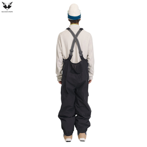 New Arrival Fully Customized Heavy Duty Multi Zippered Chest Pockets And Cargo Side Pockets Bib Waterproof Outdoor Ski <b>Overalls</b> - Product Image 3