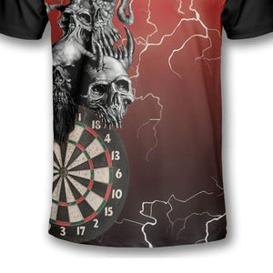Diseño de Moda, Diseño por Sublimación, Camisetas Polo Personalizadas para Dardos, Diseño de Camiseta de Dardos Personalizada, Camisetas Polo para Dardos - Product Image 5