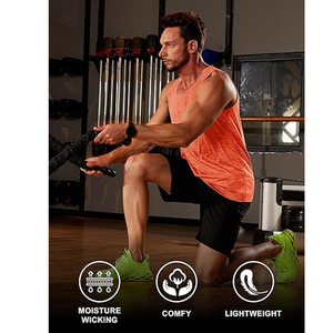 Camisetas sin mangas de alta calidad para hombre, tallas grandes, diseñadas para culturismo y fitness, hechas con tela resistente. - Product Image 3