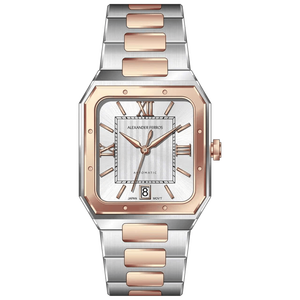 Montre analogique élégante pour homme en acier inoxydable 32x38,5 mm, résistante à l'eau 5BAR, mécanique automatique MIYOTA 9015, 7039D/02 - Product Image 1