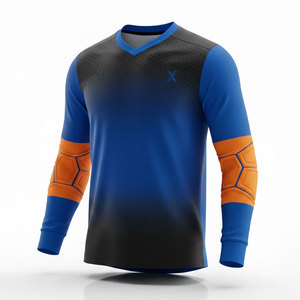 Jersey de Portero de Fútbol de Manga Larga, Talla Grande, Diseño Personalizado, Ropa Deportiva de Alto Rendimiento que Absorbe la Humedad para Clubes y Equipos - Product Image 1