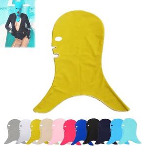 <span class=keywords><strong>Bonnet</strong></span> <span class=keywords><strong>de</strong></span> <span class=keywords><strong>bain</strong></span> avec protection UV Masque <span class=keywords><strong>de</strong></span> protection solaire complet pour la tête et le cou Biki Facekini - Product Image 3