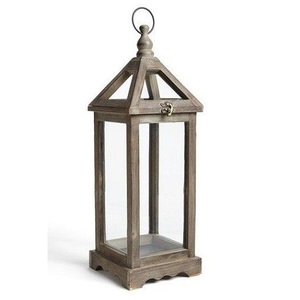 Linternas de madera al por mayor, hechas a mano, iluminación decorativa rústica para tiendas minoristas, organizadores de bodas, restaurantes, hoteles, importadores - Product Image 2