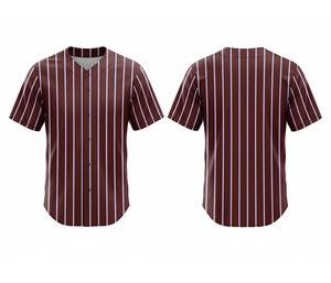 เสื้อเบสบอลทีม – ออกแบบลายพิมพ์เต็มตัวตามสั่ง |   ชุดเบสบอลทีมพร้อมโลโก้และหมายเลขแบบกำหนดเอง |   ฐานผ้าโพลีเอสเตอร์ที่ระบายอากาศได้ดี - Product Image 5