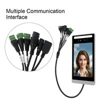 Máquina de Control de Acceso y Asistencia con Reconocimiento Facial por IA Android de 8 Pulgadas, Visión Nocturna, Cámara HDMI de 2MP, Almacenamiento en la Nube, Personalizable