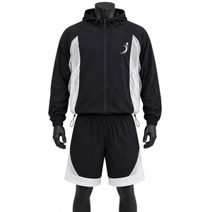 ชุดเซ็ตเสื้อแจ็คเก็ตและกางเกงขาสั้นผู้ชายขายดีที่สุด ให้ความสบายระดับพรีเมียม เหมาะสำหรับกิจกรรมกลางแจ้ง - Product Image 1