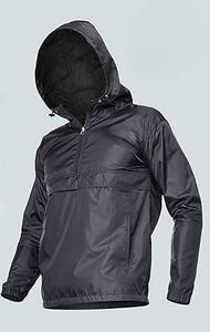 Chaqueta Cortavientos Impermeable Personalizada para Hombre, Chaqueta de Lluvia Ligera de Poliéster, Impermeable, con Logotipo - Product Image 5