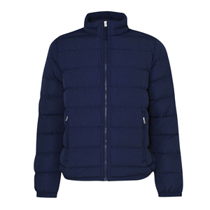 Custom Logo Men's Winter Puffer <b>Jacket</b> Windproof <b>Waterproof</b> Bubble <b>Padded</b> Quilted Down Zipper Closure Casual Parka Plus Size - Product Image 3