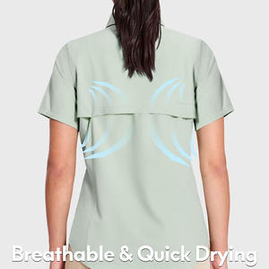 Camisetas de Pesca para Mujer con Logotipo Personalizado, Producto de Alta Demanda, Color Sólido, Diseño Único, Estilo Relajado - Product Image 2