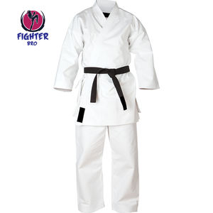 Uniforme de Karate Hecho de Lona 100% Algodón, Uniforme de Artes Marciales Resistente para Entrenamiento y Torneos - Product Image 5