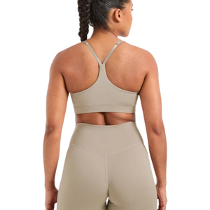 Sujetador deportivo básico para mujer, top corto cómodo para gimnasio, elástico, transpirable, ropa deportiva, venta al por mayor, OEM, ODM - Product Image 2