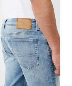 Jeans de Mezclilla Blancos para Hombre, Corte Ajustado, Elásticos, de Algodón de Primera Calidad, con Logotipo Personalizado, Estilo Urbano - Product Image 5