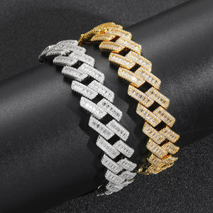 Collar de Cadena con Diamantes Engastados Personalizado, el Más Vendido, con Acabado Premium para Eventos de Moda Urbana y Estilo de Celebridades - Product Image 3