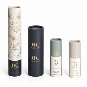 Caja cilíndrica impresa personalizada para lápiz labial - Product Image 1
