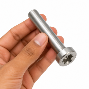 Conector de Tubería de Alta Presión con Cabeza Hexagonal Roscada de Acero Inoxidable, Superficie Mecanizada para Uso Industrial - Product Image 4