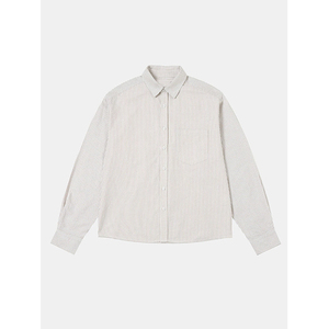 Custom Heavyweight Twill Anti-Wrinkle 100% Cotton Boxy Fit Oversized Cropped Rugby for <b>Shirts</b> <b>Men</b> High Quality - Product Image 2