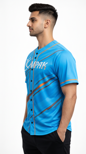 Camiseta de béisbol deportiva profesional con tela sublimada suave y corte moderno - Product Image 6