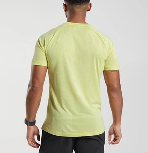 T-shirts pour hommes, col rond, impression personnalisée, vêtements décontractés, séchage rapide, respirant, manches courtes, 100% coton, coupe classique, couleur unie - Product Image 2
