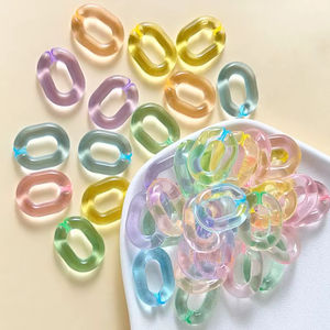 โซ่รูปนกฮูกทำมือจากเรซิ่นใสสีสันสดใสขนาดใหญ่ เป็นมิตรกับสิ่งแวดล้อม สำหรับตกแต่งผนัง ฉากกั้นห้อง หรือม่าน - Product Image 1