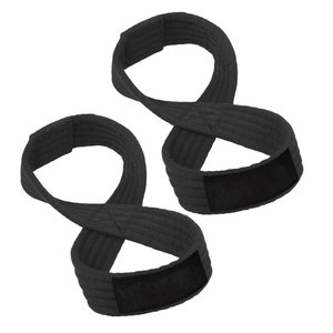 Sangles de musculation en néoprène souple personnalisées, dernier design, forme huit, pour entraînement en salle de sport, logo personnalisé OEM. - Product Image 1